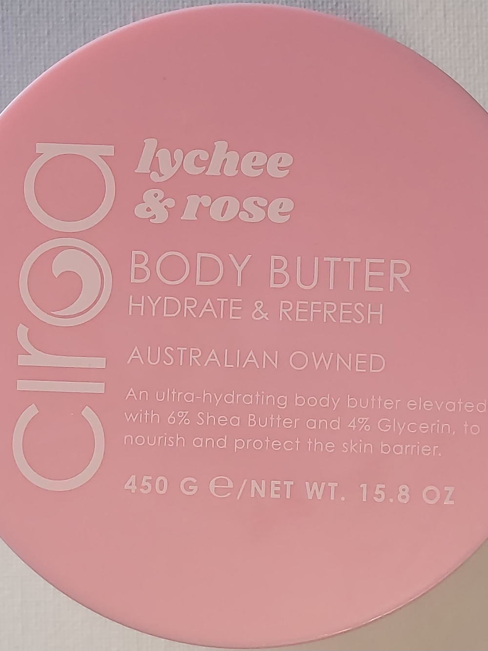 Ciroa Lychee & Rose Body Butter - Pink